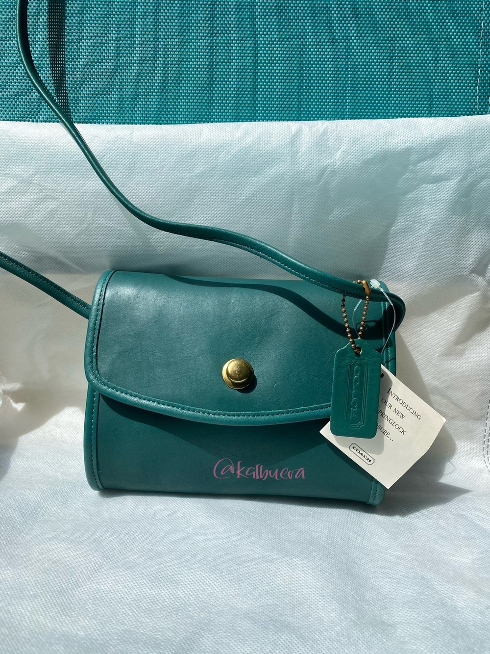 Vintage Coach Jade Chrystie 9892